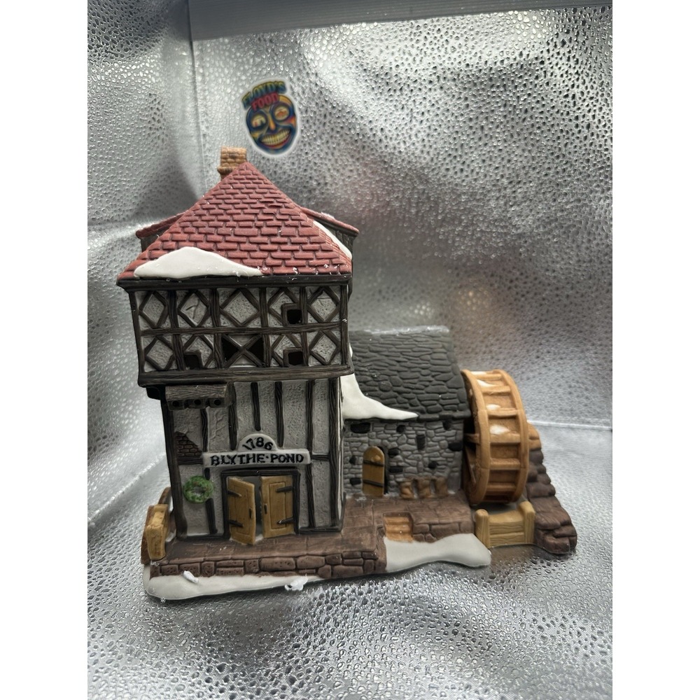 Department 56 BLYTHE POND MILL HOUSE Dickens Village‎ Dept 56 1986 Original Box